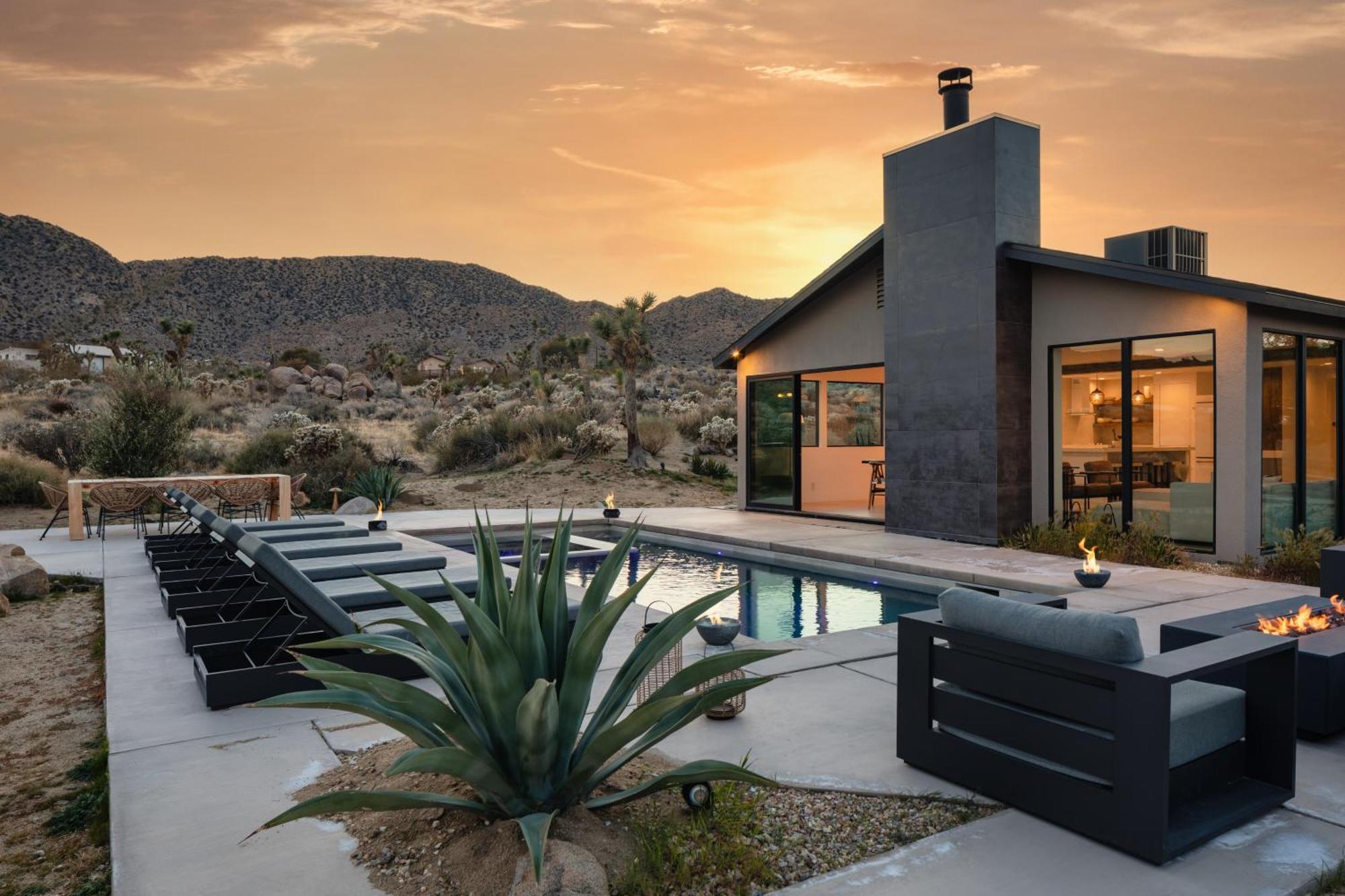 Amaru Muru - Luxury Retreat With Pool/Hot Tub/Yoga Joshua Tree Exterior foto
